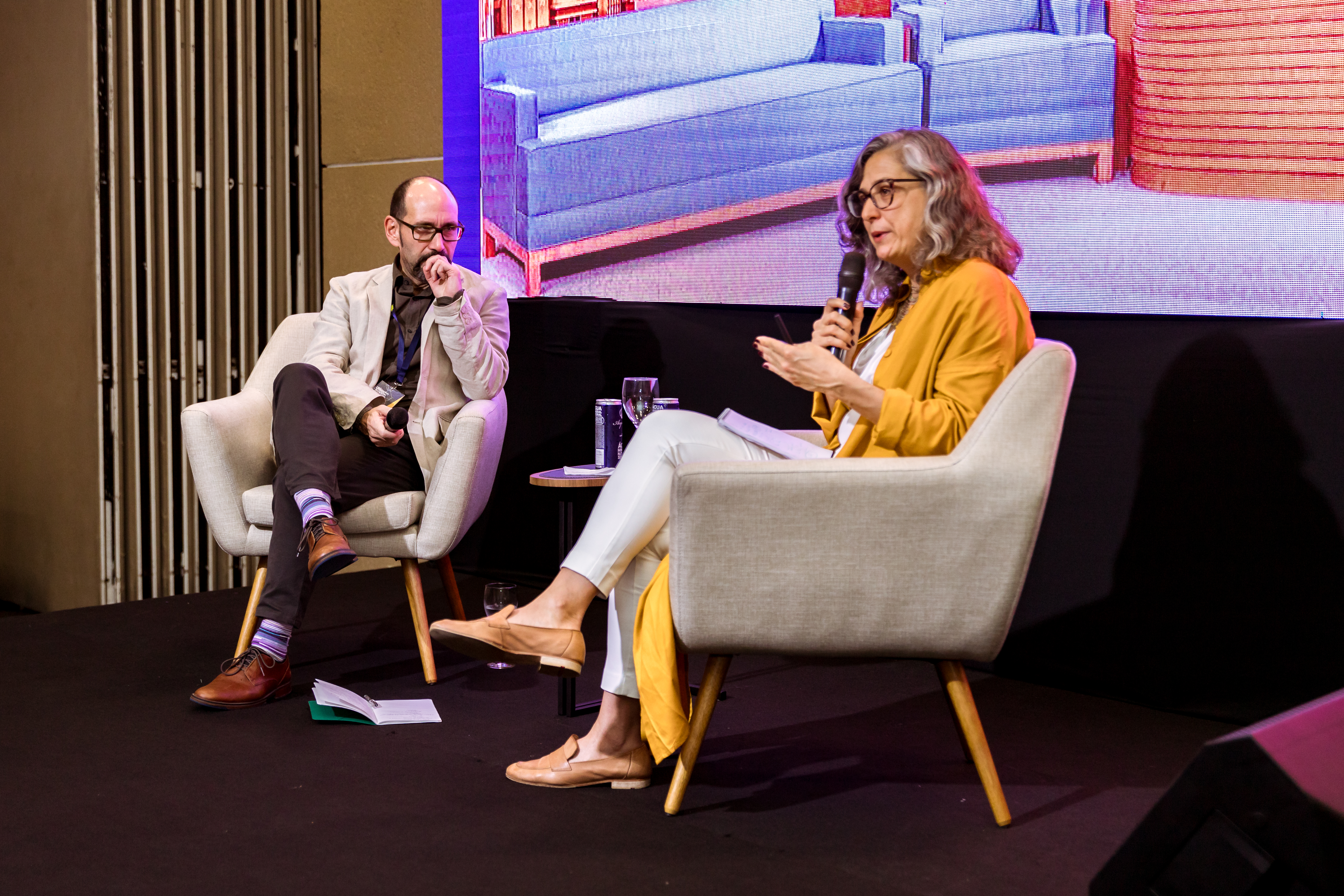 Anaclaudia Rossbach e Pablo Lazo