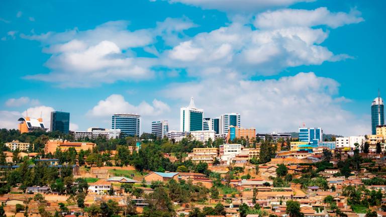 Vista do centro de Kigali