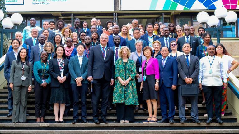 participantes da Cúpula de Cidades e Regiões da UNEA-6