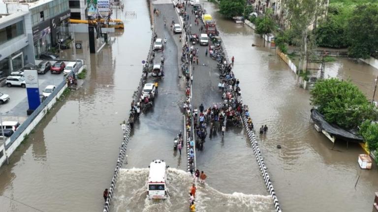 inundação em vadodara