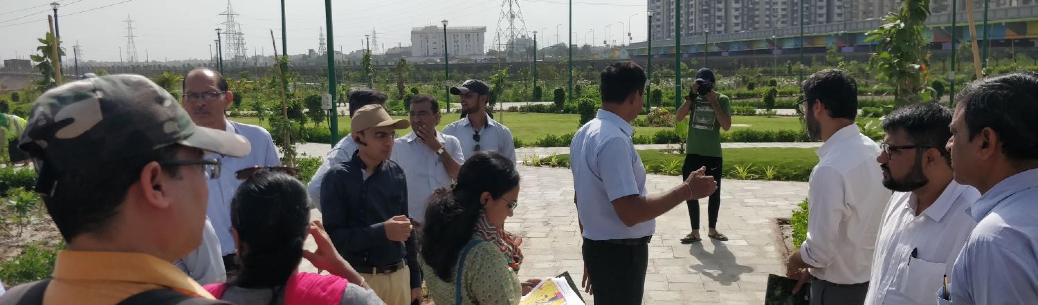 Planejamento de um parque de biodiversidade em Surat.