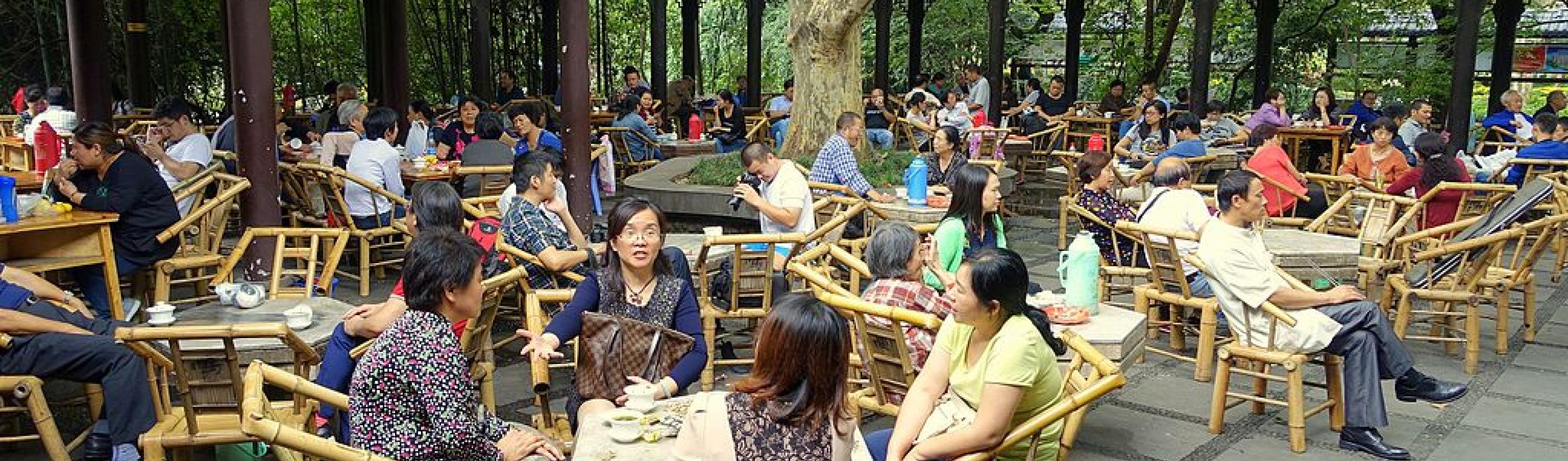 Teahouse Chengdu China Peoples Park