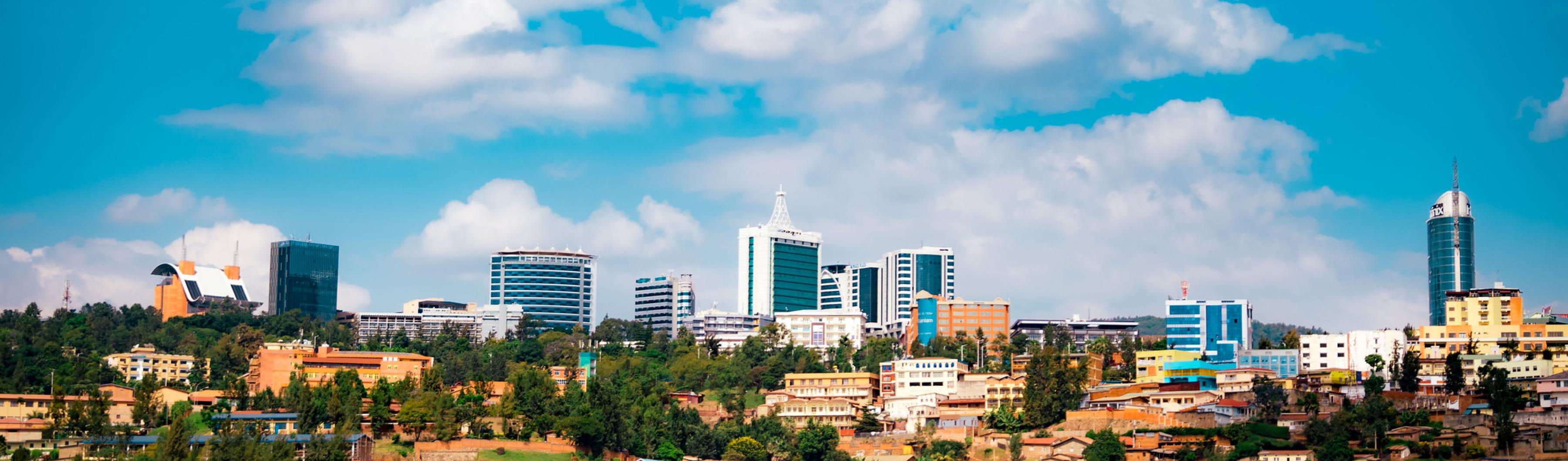 Vista do centro de Kigali