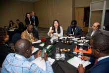 participantes da academia da cidade de marrakech