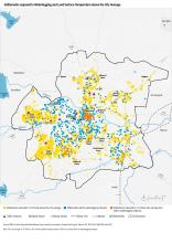 um mapa de risco de inundação