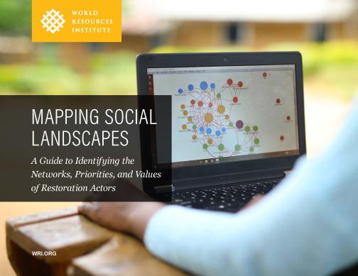 Mapeamento de paisagens sociais página de capa