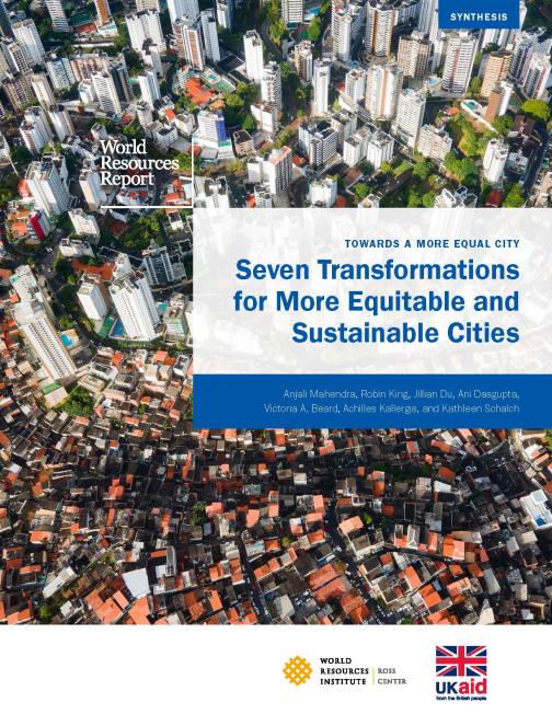 sete transformações para cidades mais justas cobrem a imagem